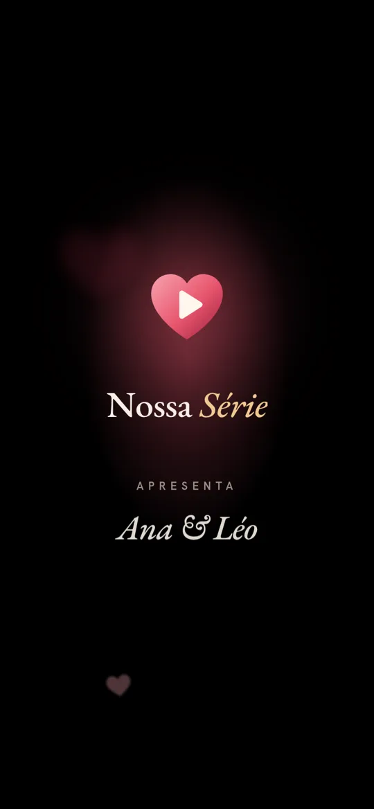 A vinheta: “Nossa Série apresenta: Ana & Léo.”